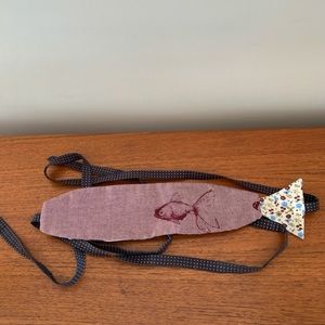 Smoking Lily cloth fish tied belt